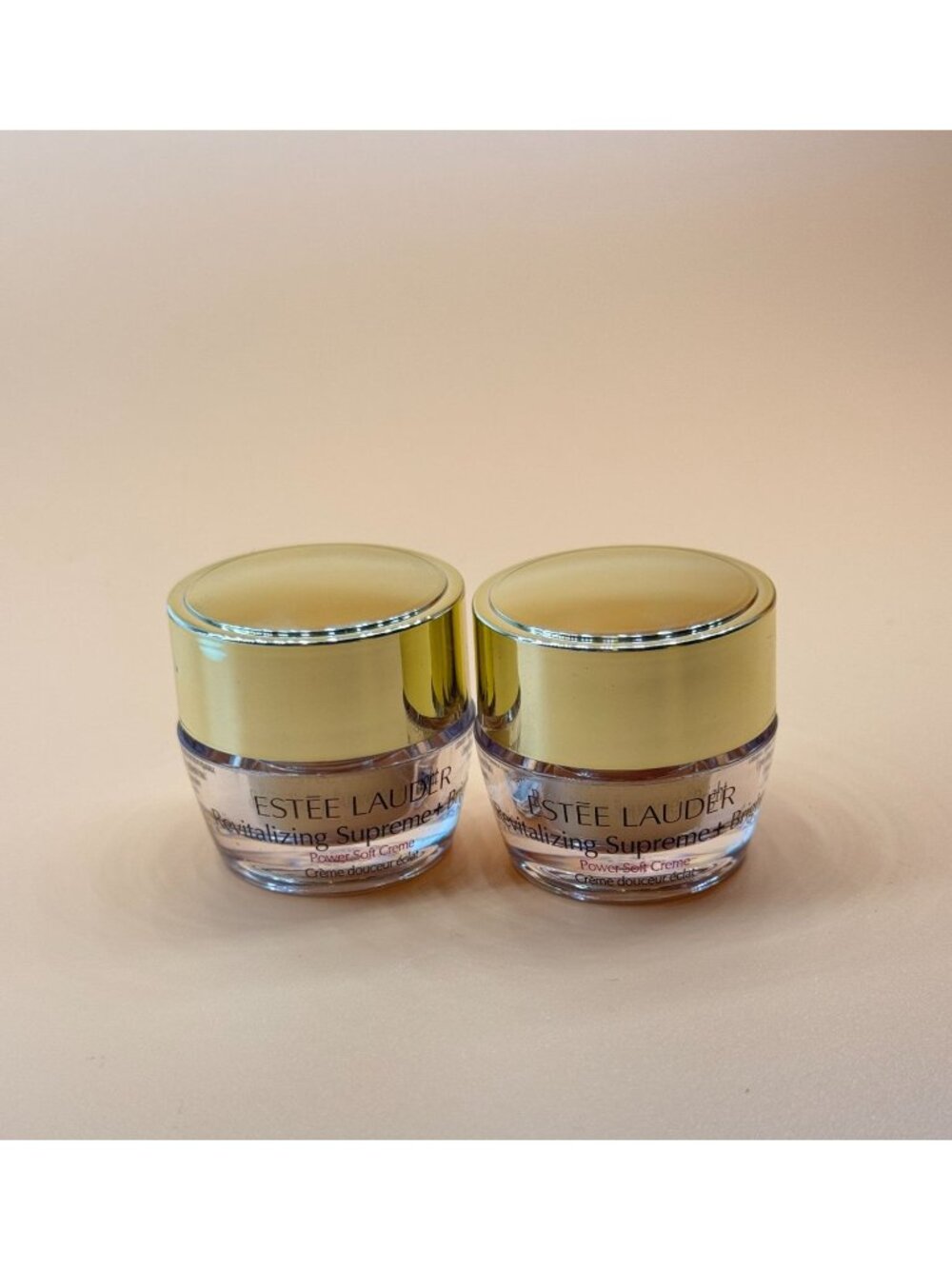 2 Estee Lauder Revitalizing Supreme and Bright Power Soft Creme .17 oz